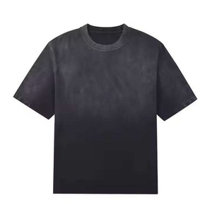 Camiseta Casual de Punto para Hombre, Cuello Redondo, Manga Corta, Color Rosa Sólido, Talla Grande - Product Image 3
