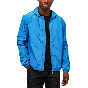 High Quality Customized <b>Men</b> Soft Shell Hiking <b>Jacket</b> Windproof Breathable Quick Dry Nylon with Zipper and Logo for Winter <b>Summer</b> - Product Image 3