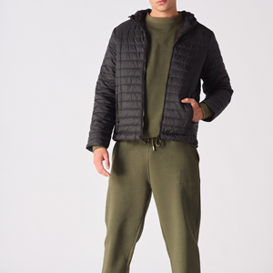 Mens High Quality Coats Padded Men <b>Jacket</b> for Men Stand Collar Casual Outwear Thickened Insulated Warm Winter Coat Sleek Puffer - Product Image 3