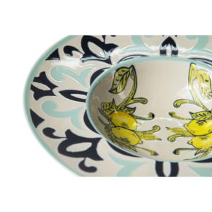 Assiettes à pâtes Excelsa Amalfi en céramique 28,5 cm multicolores, lot de 6 - Product Image 3