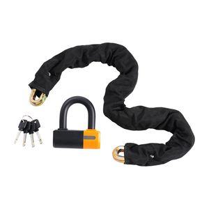 Candado de Cadena para Bicicleta de Acero Resistente de 3.28 Pies con 4 Llaves, Candados Antirrobo de Alta Seguridad para Uso Diario - Product Image 1
