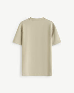 Camiseta de Hombre de Manga Corta, Tejida, Formal, Ajustada, Transpirable, Ecológica, Lisa, 100% Algodón, Personalizable, al por Mayor - Product Image 2