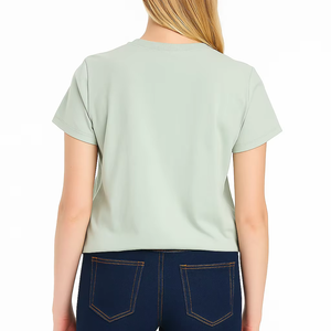 เสื้อยืดสตรีทแวร์ระบายอากาศได้ดีมีสไตล์ออกแบบโลโก้ได้ตามต้องการ - Product Image 2