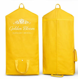 Sac à vêtements pliable en tissu de coton mousseline de qualité supérieure, avec logo personnalisé, grande taille, résistant à l'eau, pour robe de mariée, sac anti-poussière - Product Image 4