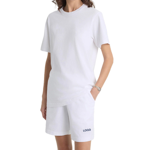 Custom Women's Heritage Serif Gym Shorts Premium Cotton Jersey Athletic Training Medium Weight 260 GSM Elastic Waistband Soft - Product Image 1