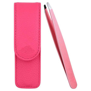 Pinzas de Precisión Ultra Duraderas y Ligeras de Acero para Cejas, Vello Facial, Barbilla y Eliminación de Vellos Encarnados - Product Image 1