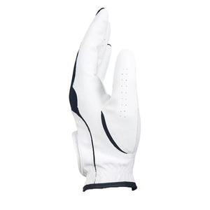 Men's High Quality Premium Genuine Leather Breathable Moisture Wicking Golf Glove Stable Grip <b>Net</b> <b>Fabric</b> Wholesale for Sports - Product Image 4