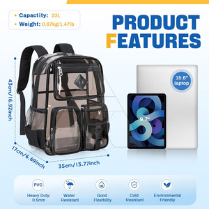 New Style Quality Made Pvc <b>Backpacks</b> Lightweight Pvc <b>Backpacks</b> Factory Direct Sale Pvc <b>Backpacks</b> - Product Image 4