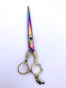 Ciseaux de barbier de qualité supérieure, ciseaux de barbier en acier inoxydable, fabrication pakistanaise, vente en promotion. - Product Image 2