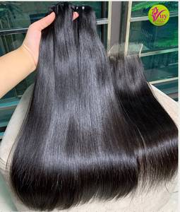 VuyHair Extensiones de Cabello Vietnamita 100% Virgen de Alta Calidad, Doble Trama a Máquina, Resistentes a la Caída, Doble Trama, Lisas, Sin Procesar - Product Image 1