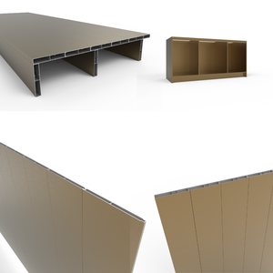 OEM 6000 Series Aluminium Cabinet Furniture Extrusion Profiles with Advanced Surface Finishing for Modern Interior Applications - Product Image 2