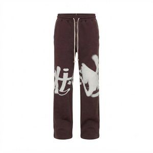 Conjunto de Chándal con Capucha Marrón para Hombre, Personalizado con Logotipo, Manga Larga, Estampado, Informal, con Bolsillos Laterales, para Otoño - Product Image 6