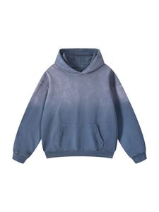 Sweat à capuche pour homme en coton 100% de qualité supérieure, avec tissu épais, cordon en coton 100%, personnalisable, pull-over uni, coupe courte et ample - Product Image 5