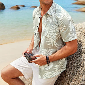 Camiseta Hawaiana para Hombre de Primera Calidad, Ligera, Económica, Totalmente Personalizable, Antiarrugas, con los Últimos Diseños - Product Image 2