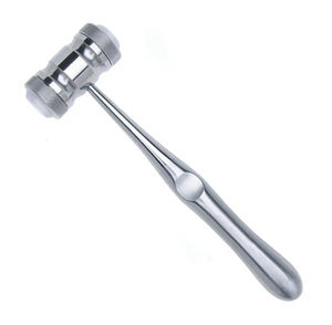 Martillo para huesos de acero inoxidable, instrumentos quirúrgicos ortopédicos veterinarios, manual, 7.5 pulgadas / Martillo Mead para levantar huesos duros - Product Image 1