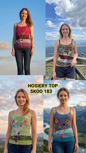 Top Bohemio de Mezclilla Ecológico sin Mangas con Cuello Redondo y Cintura Imperio para Mujer Nepalí, de Moda, Novedoso y de Alta Costura - Product Image 4