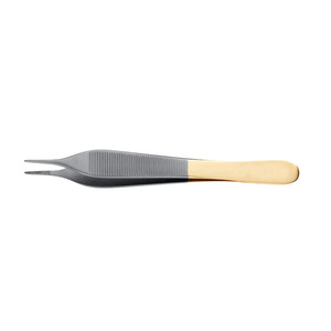Adson คีมผ่าตัดปลายทองที่ละเอียดอ่อนได้รับการรับรอง CE คลาส I ใช้งานด้วยตนเอง - Product Image 3
