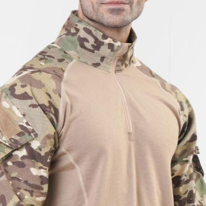Chemise tactique homme à manches longues, haute élasticité, confortable, séchage rapide, respirante, robuste, pour entraînement et <span class=keywords><strong>sport</strong></span> en plein air - Product Image 2