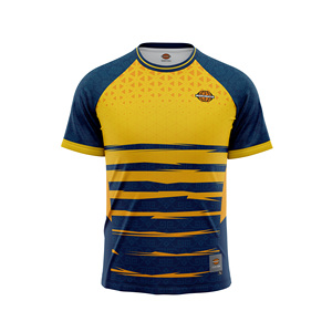 Maillots de sport et uniformes d'usine à prix réduit, 100 % polyester, anti-humidité, personnalisables avec nom et numéro de joueur, service OEM ODM - Product Image 1