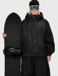 Unisex Professional Heated Waterproof Plus Size Adults Ski <b>Jacket</b> Windproof Breathable Taped Seams Zipper Winter Snowboard - Product Image 5