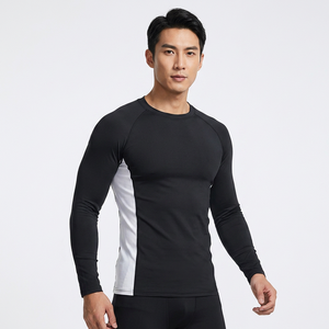 High Performance Active wear For Daily Sports Wear <b>Men</b> <b>Compression</b> <b>Shirt</b> Supportive Gym Outfit Sessions <b>Men</b> <b>Compression</b> <b>Shirt</b> - Product Image 2