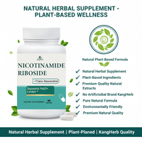 Kangherb OEM Private Label Vegan NR (Nicotinamide Riboside) 500mg Capsules pour soutenir l'énergie cellulaire et la vitalité quotidienne
