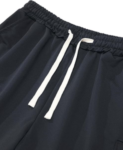 Shorts cargo pour homme, couleur unie, taille à cordon, séchage rapide, tissu Oxford, shorts décontractés avec poches pour les activités de plein air - Product Image 4