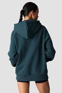 Sudadera con Capucha de Forro Polar Casual de Invierno para Mujer, Sudadera con Capucha de Algodón Oversize con Logotipo Personalizado, Sudadera con Capucha Lisa al por Mayor para Mujer - Product Image 4