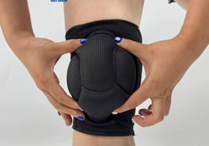 Genouillères Souples et Respirantes Coexistence, Réglables, Antidérapantes, avec Éponge Épaisse pour le Soutien, Protection Essentielle pour l'Entraînement de Volleyball - Product Image 3