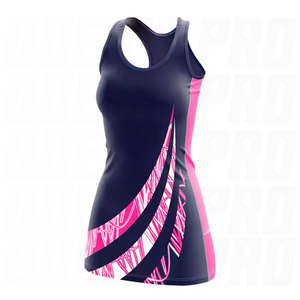 Breathable Women Team Wear Netball Dress Custom Logo Netball Uniform Cheap Wholesale Price <b>Unique</b> Design Sports Jersey - Product Image 5