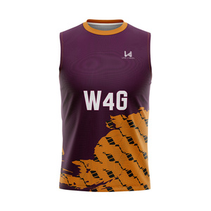 Maillots de flag football sans manches personnalisés sublimés 7v7 7on7, 100% polyester respirant et à séchage rapide - Product Image 5