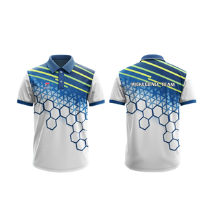 เสื้อทีมพิคเคิลบอลสำหรับผู้ชายและผู้หญิง ระบายอากาศได้ดี แห้งเร็ว เสื้อยืดกีฬา บริการ OEM ผ้าฝ้ายผสมสแปนเด็กซ์ สำหรับการแข่งขันและการฝึกซ้อม - Product Image 3