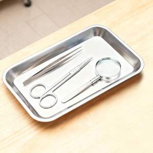 ถาดวางเครื่องมือแพทย์คุณภาพสูง ทำจากเหล็กกล้า ใช้พลังงานด้วยมือ สำหรับงานทันตกรรม ศัลยกรรม และห้องปฏิบัติการทางการแพทย์ - Product Image 6