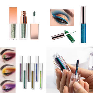 Fard à paupières liquide à marque privée, haute pigmentation, waterproof, longue tenue, pailleté, métallique, effet caméléon, maquillage végétalien - Product Image 1