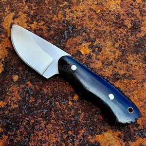 มีดล่าสัตว์ขนาดกะทัดรัด ใบมีดแบบ Fixed Blade ปลายแหลม สำหรับงานหนักกลางแจ้ง มีดแล่หนังแบบ Full Tang มีดแคมป์ปิ้ง ของขวัญแทนใจ - Product Image 3