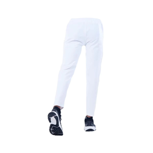 Pantalon de survêtement en coton blanc pour homme, taille élastique, décontracté, léger, respirant, tricoté, style printemps - Product Image 6