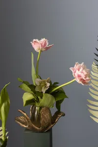 Vase à fleurs en fer forgé artisanal de qualité supérieure, élégant support décoratif pour l'affichage floral, idéal pour les résidences, les commerces et l'hôtellerie de luxe - Product Image 3