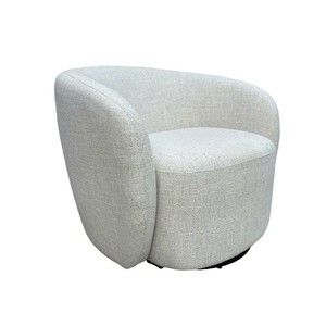 Fauteuil pivotant minimaliste pour salon, fauteuil de salon - Product Image 2