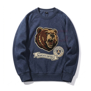 Sudadera 100% algodón 420gsm con lavado ácido, estilo urbano, cálida, de manga larga, para ropa deportiva universitaria de invierno. - Product Image 4