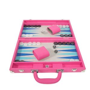 New Luxury <b>Backgammon</b> Board Box Folding <b>Backgammon</b> <b>Set</b> Box Durable Wood and Leather Customized <b>Backgammon</b> Board Box - Product Image 1
