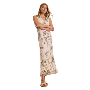 Vestido Midi con Estampado Floral para Mujer, Elegante y Casual - Product Image 2