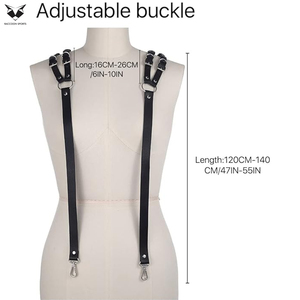 Fully Customized Made Newest Trendy Heavy Duty Metal O <b>Rings</b> Premium Metal Hardware For Party & Clubwear Leather Suspenders - Product Image 3