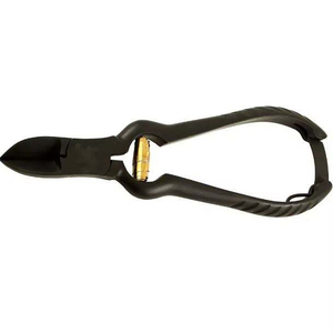 Surgical Grade Stainless Steel Matte <b>Black</b> Coating Heavy Duty Curved Blade Finger Care Pedicure Grooming <b>Trimmer</b> High Quality - Product Image 4