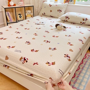 ผ้าปูที่นอนแบบเรียบ โพลีเอสเตอร์/คอตตอน 300 เส้นด้าย ลายเรียบ สีชมพู สีฟ้า สำหรับผู้ใหญ่ ใช้ได้ทุกฤดู ระบายอากาศได้ดี เหมาะสำหรับใช้ในบ้านและโรงแรม - Product Image 4