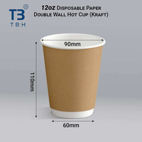 Fournisseur Malaisien – Gobelets en Papier Jetables 12oz à Paroi Simple et Double, Excellent Rapport Qualité-Prix, pour Emballage de Boissons et Événements Festifs