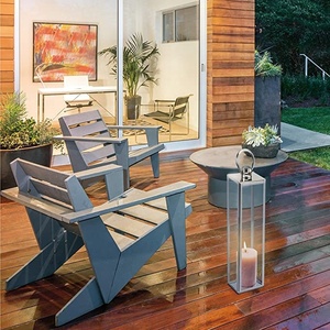 Grace <b>Lantern</b> in <b>Silver</b> Decorative Garden Lamp Made of Stainless Steel and Tempered Glass Garden <b>Lantern</b> Garden Customizable - Product Image 2