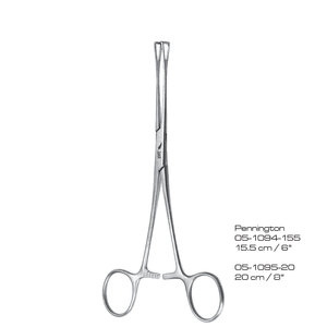 Pinzas Hemostáticas de Acero Inoxidable con Bloqueo de 15.5cm/6" y 20cm/8" para Cirugía General, Certificación ISO13485, Clase I CE - Product Image 2