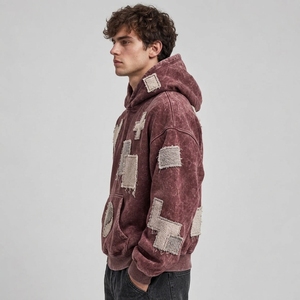 <b>Trendy</b> 100% Cotton Embroidered Winter <b>Hoodie</b> for Men Offers Soft comfort Modern Style Quality Stitching Breathable for Everyday - Product Image 2
