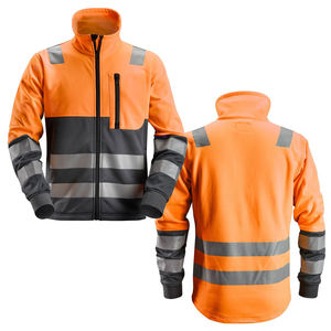 Gilet de travail haute visibilité antistatique respirant réfléchissant en polyester recyclé, vêtements de sécurité pour la construction - Product Image 4