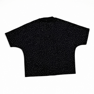 Camisetas Oversize de Algodón Transpirable para Hombre con Pedrería, Estilo Urbano, Ajuste Holgado, para Uso Diario en Verano - Product Image 2